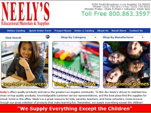 Neely's Educational Materials (credit:  www.wesupplyeverythingexceptthechildren.com)