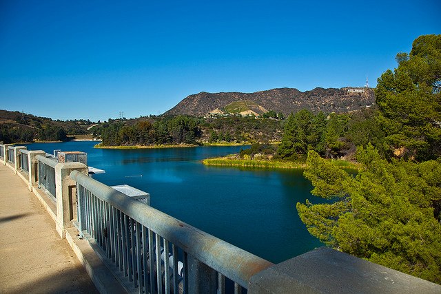 Lake Hollywood Reservoir (courtesy Facebook)