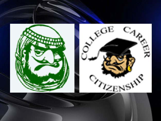 Coachella Valley High School has long used the "Arab" mascot with traditional Arab head covering, but recently changed its website to reflect an updated mascot. (Photo courtesy CVUSD)