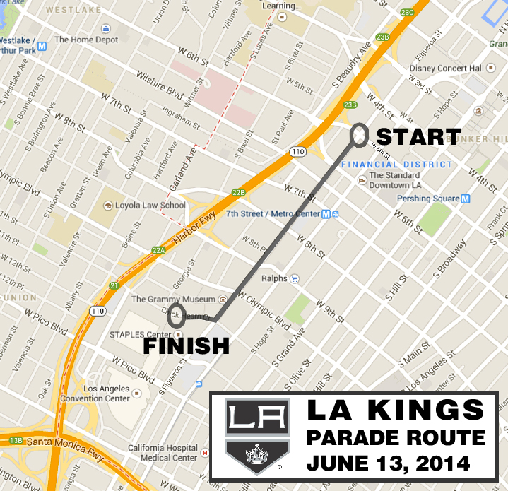 Kings Parade Route