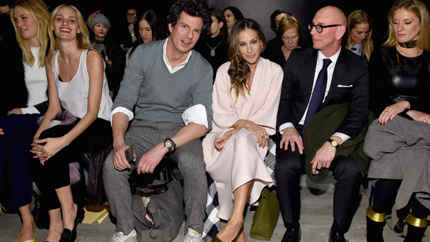 Sarah Jessica Parker and Adam Glassman at NYFW (Photo by Larry Busacca/Getty Images)