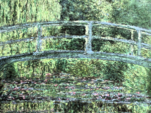 Monet's Bridge Over a Pond of Water Lilies (credit: Randy Yagi)