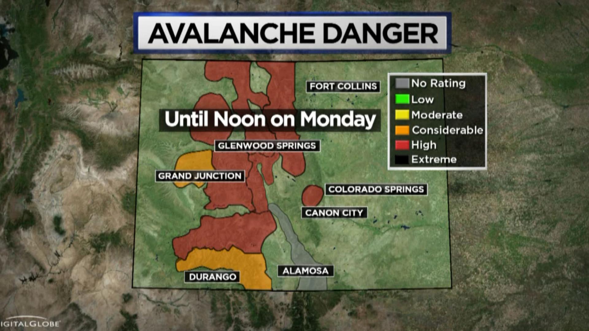 Avalanche Danger Map
