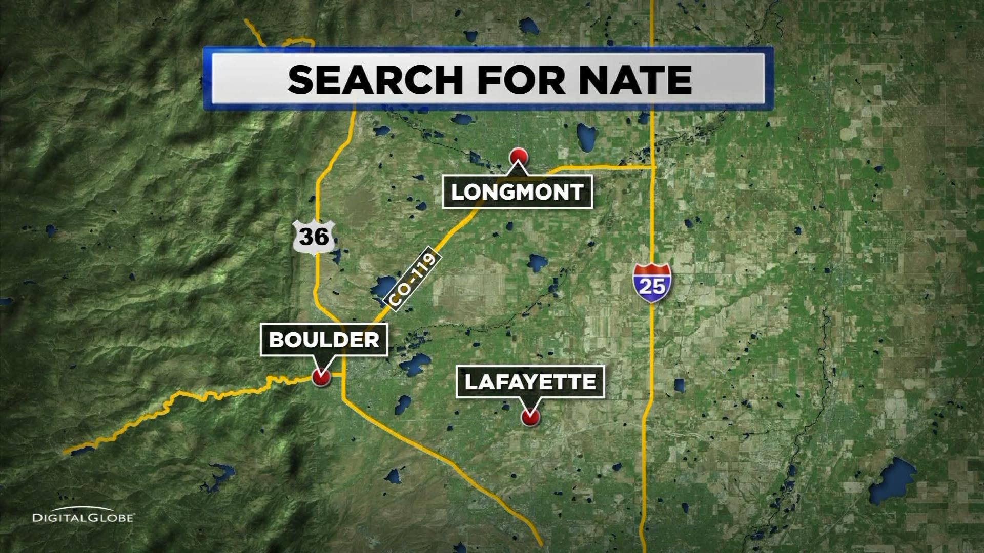Missing Man Lafayette Map