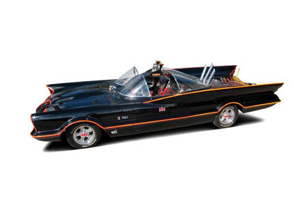 The original Batmobile was auctioned Saturday in Arizona. (credit: Barrett-Jackson Auction House)