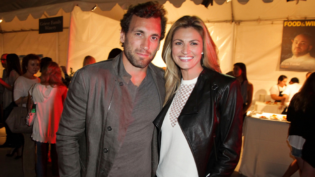 Kings star Jarret Stoll and girlfriend Erin Andrews attend an opening night celebration at the third annual LA Food and Wine Festival in Aug. 2013. (credit: Ben Horton/Getty Images)