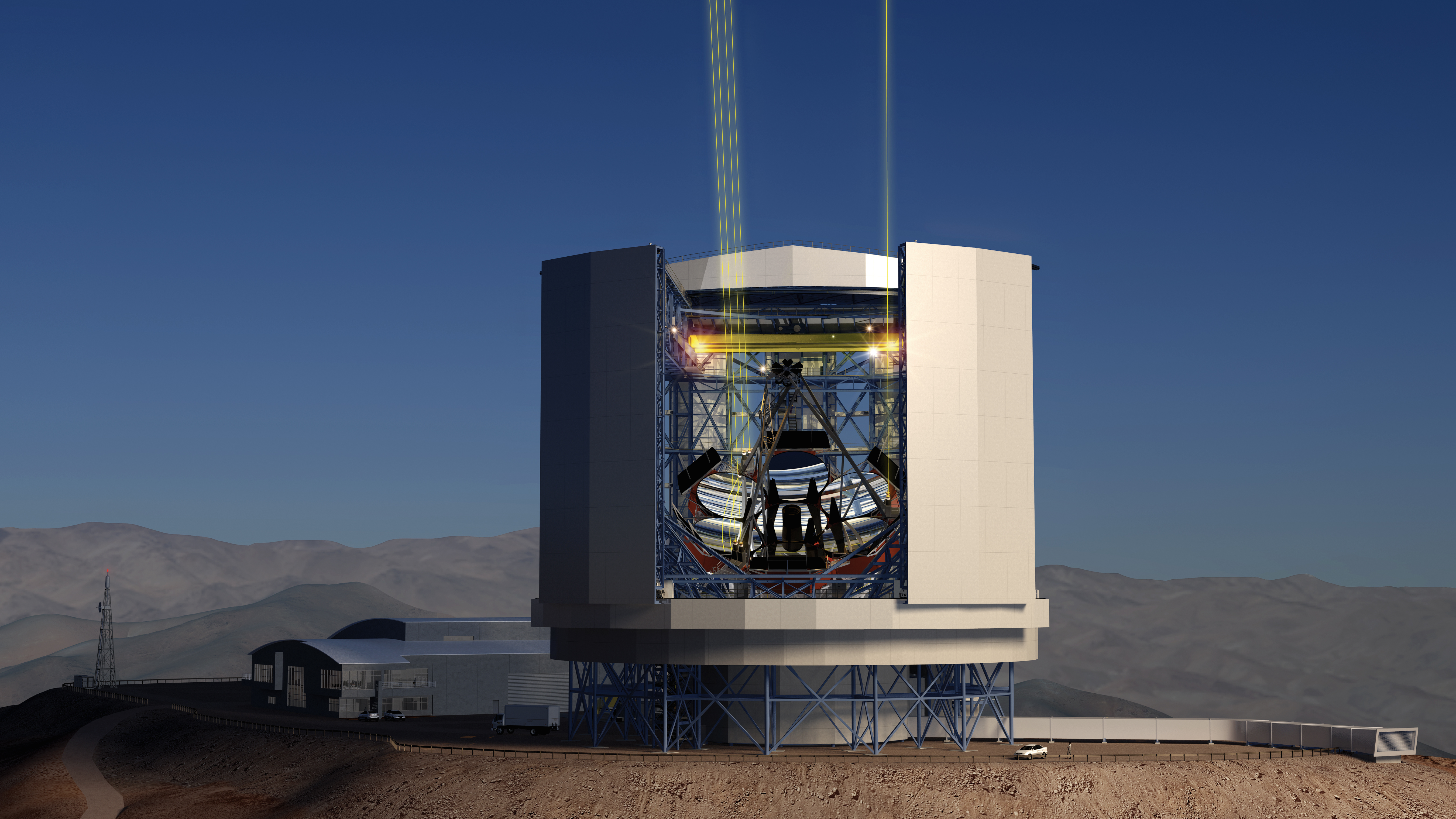 Astronomers hope the Giant Magellan Telescope will reveal the faintest objects ever seen in space, including extremely distant and ancient galaxies. (Photo courtesy the Giant Magellan Telescope Organization)