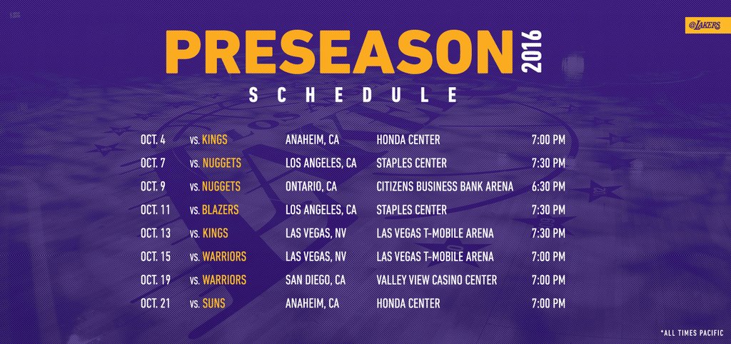 Lakers Preseason Schedule 2022 Look: Lakers Announce Official 2016-17 Preseason Schedule – Cbs Los Angeles