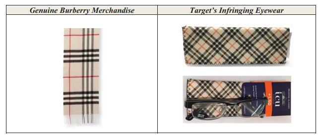 Burberry Accuses Target Of Counterfeiting Its Iconic Scarves, Other  Accessories - CBS Los Angeles
