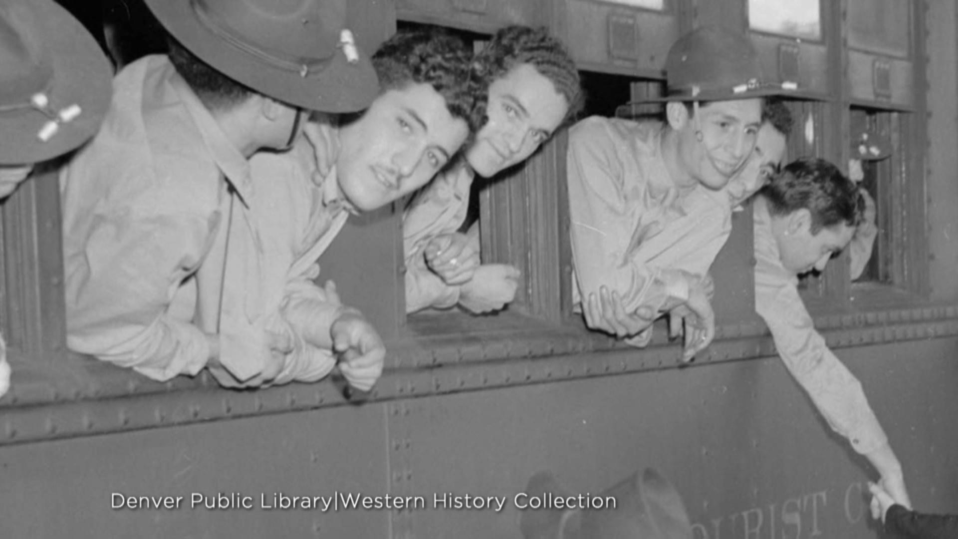 csapatok Unió állam a második világháború alatt (credit: Denver Public Library, Western History Collection)