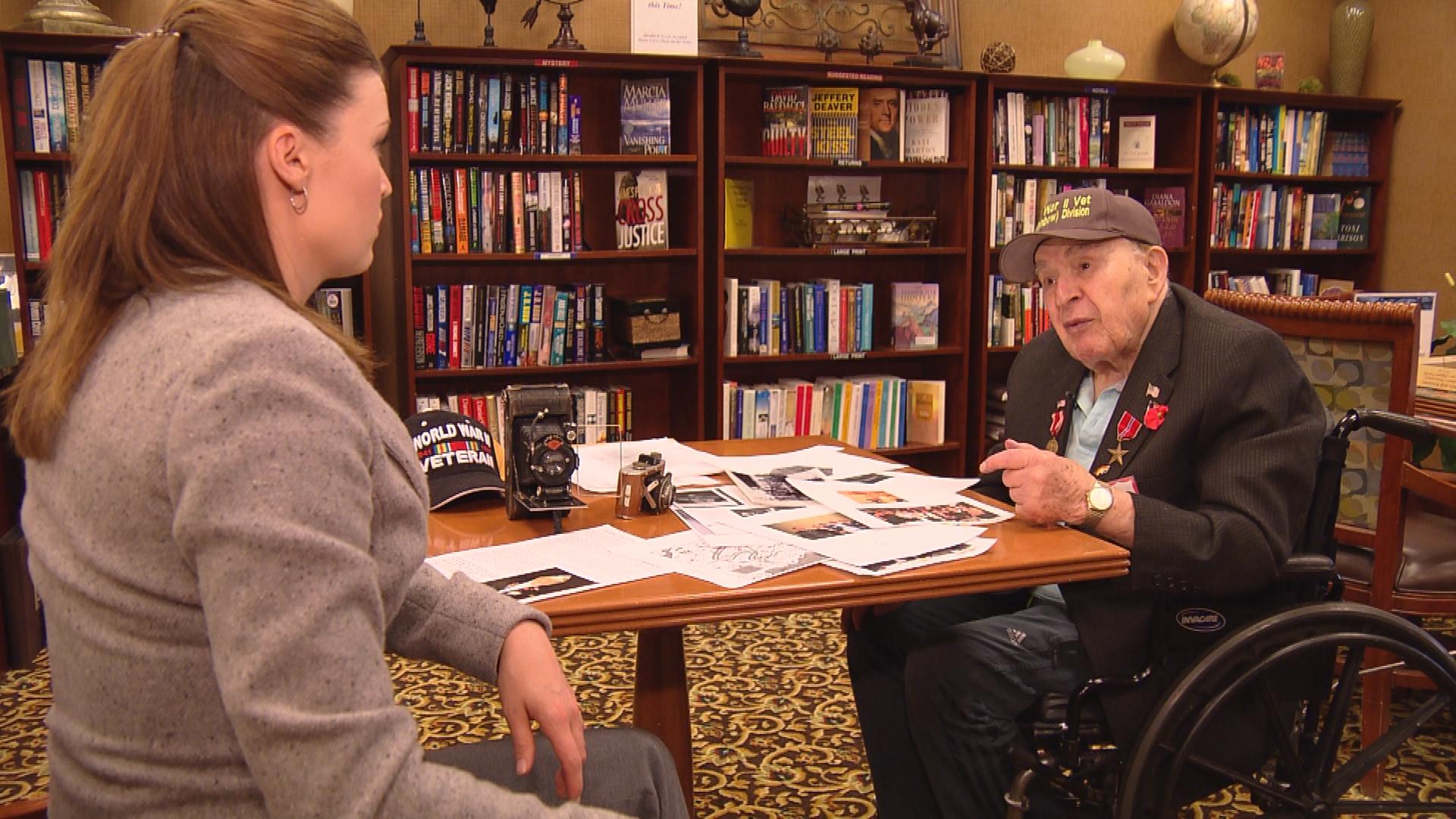 CBS4's Melissa Garcia interviews Sid Shafner (credit: CBS)
