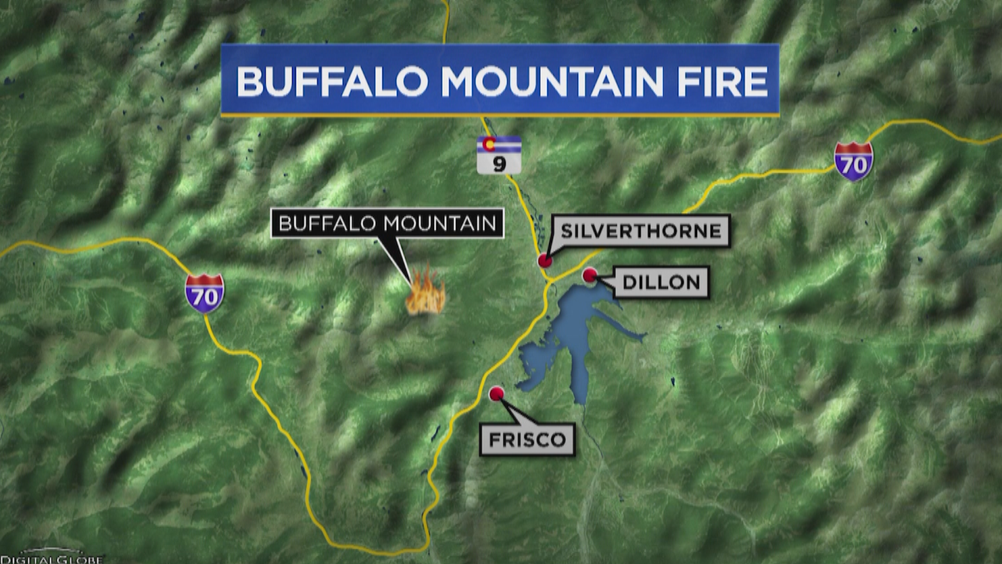 Buffalo Fire Evacuations Still In Place In Silverthorne Cbs Denver