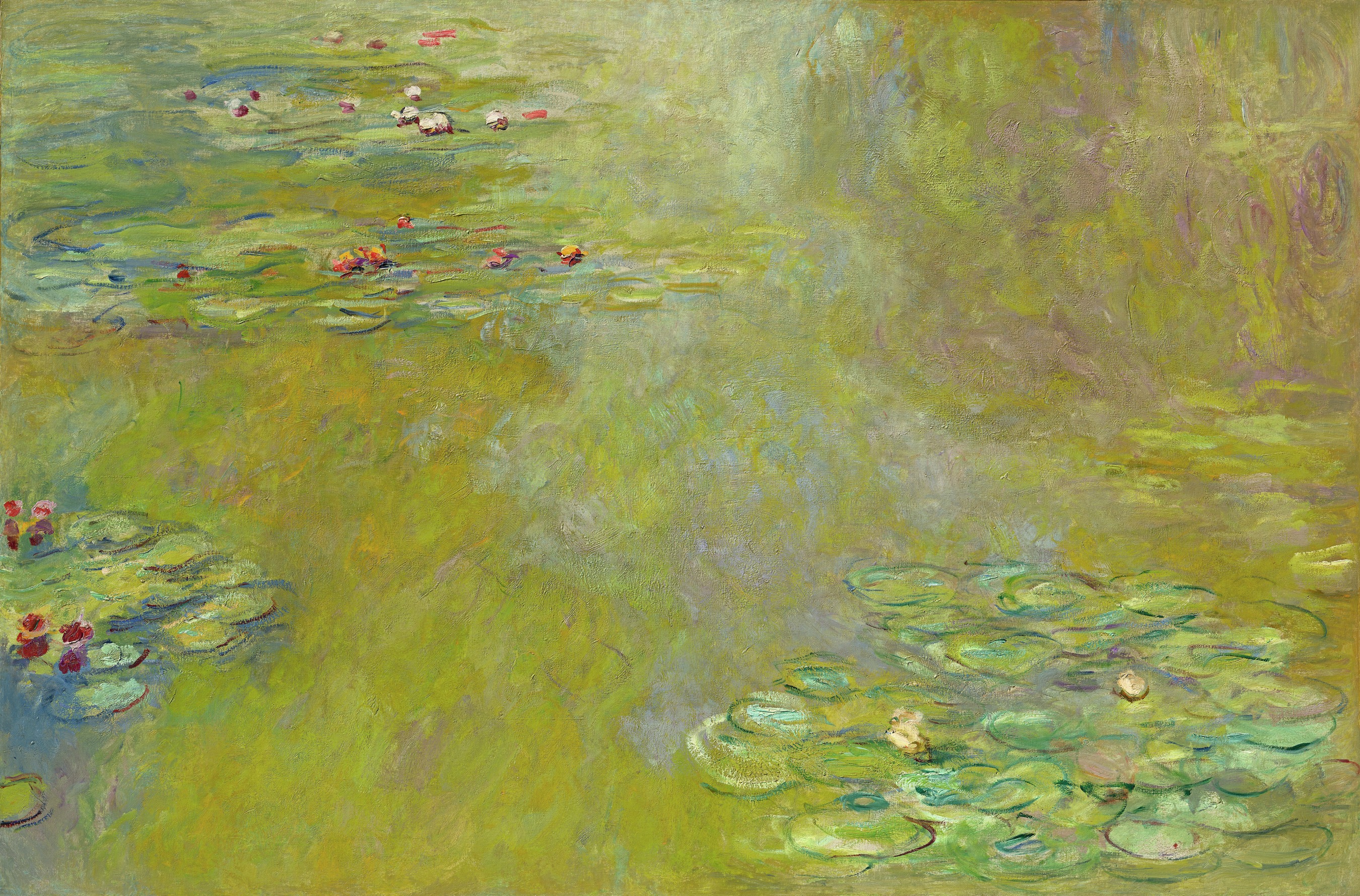Claude Monet, The Water-Lily Pond (Le Bassin aux Nymphéas), about 1918. (cr...