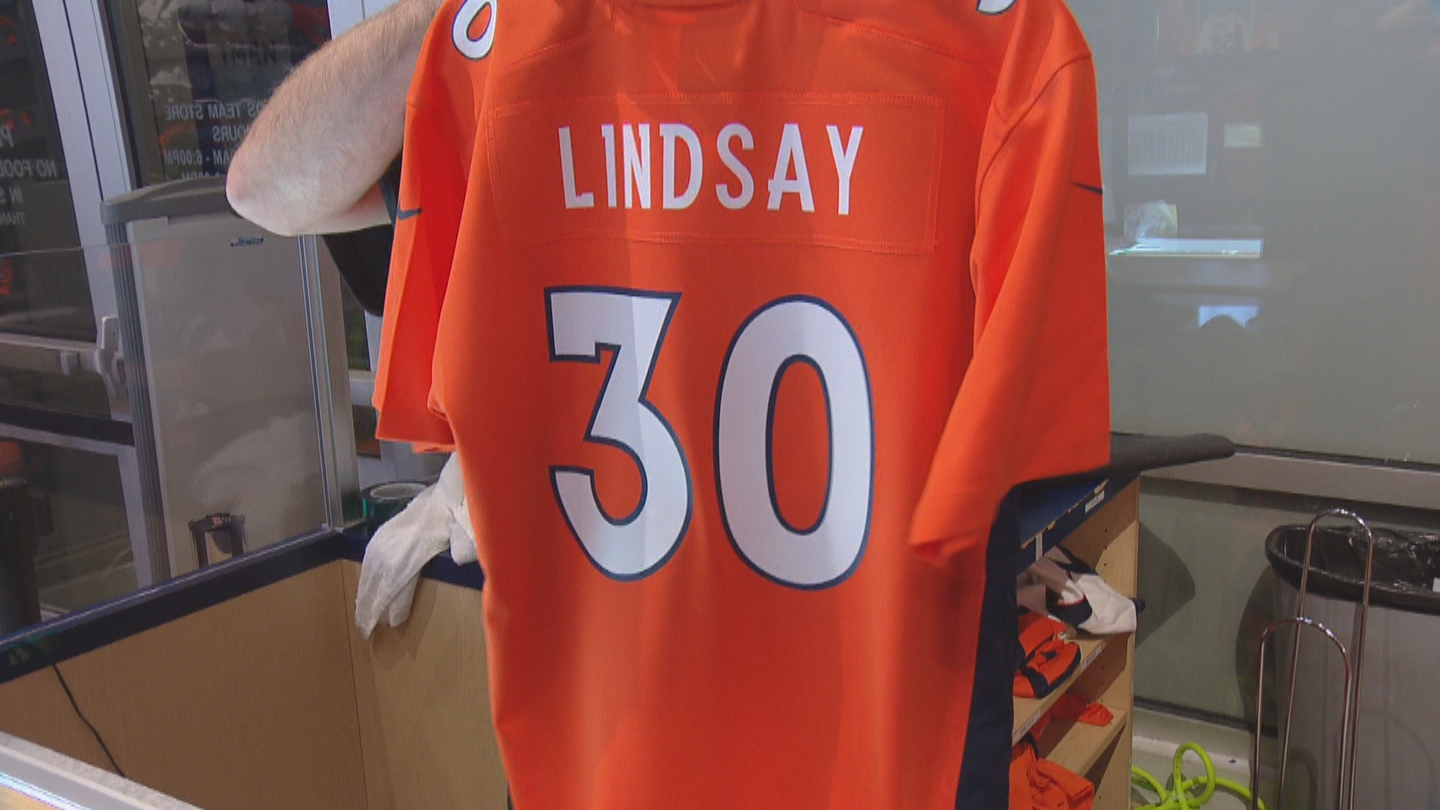 phillip lindsay jersey stitched