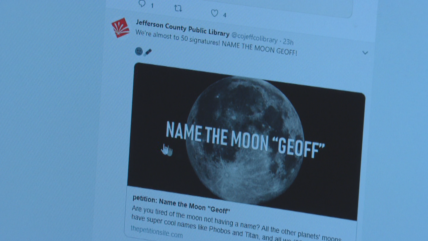 Petition Drive Underway In Jeffco To Name The Moon Geoff Cbs