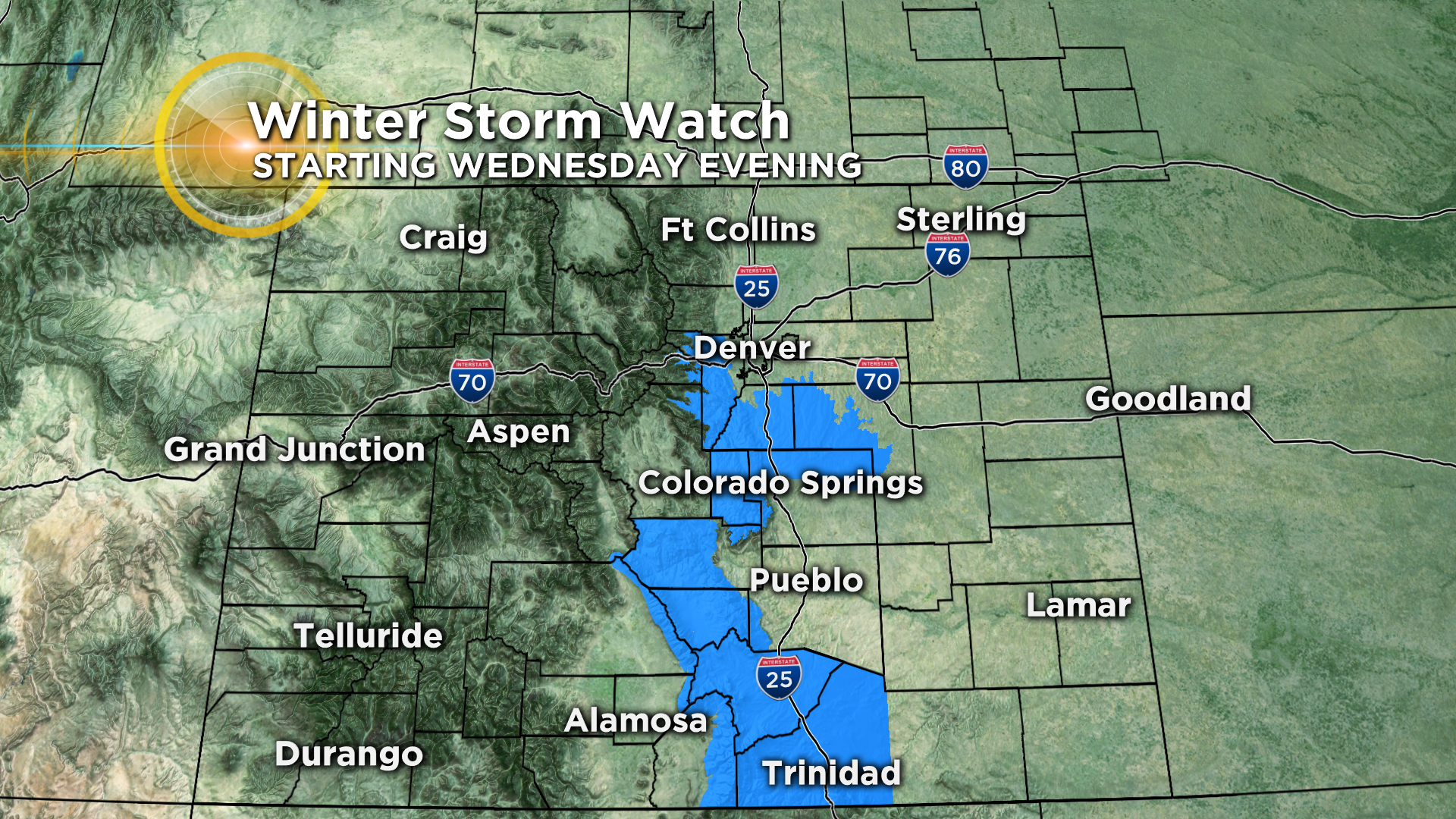 Snow Is Coming Winter Storm Watch Issued For Foothills Palmer