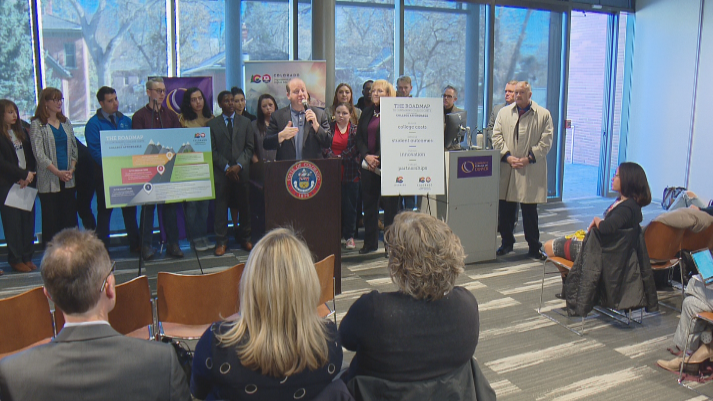 Governor Jared Polis and the Colorado Department of Higher Education (CDHE) released a plan to make college more affordable at Community College of Denver.