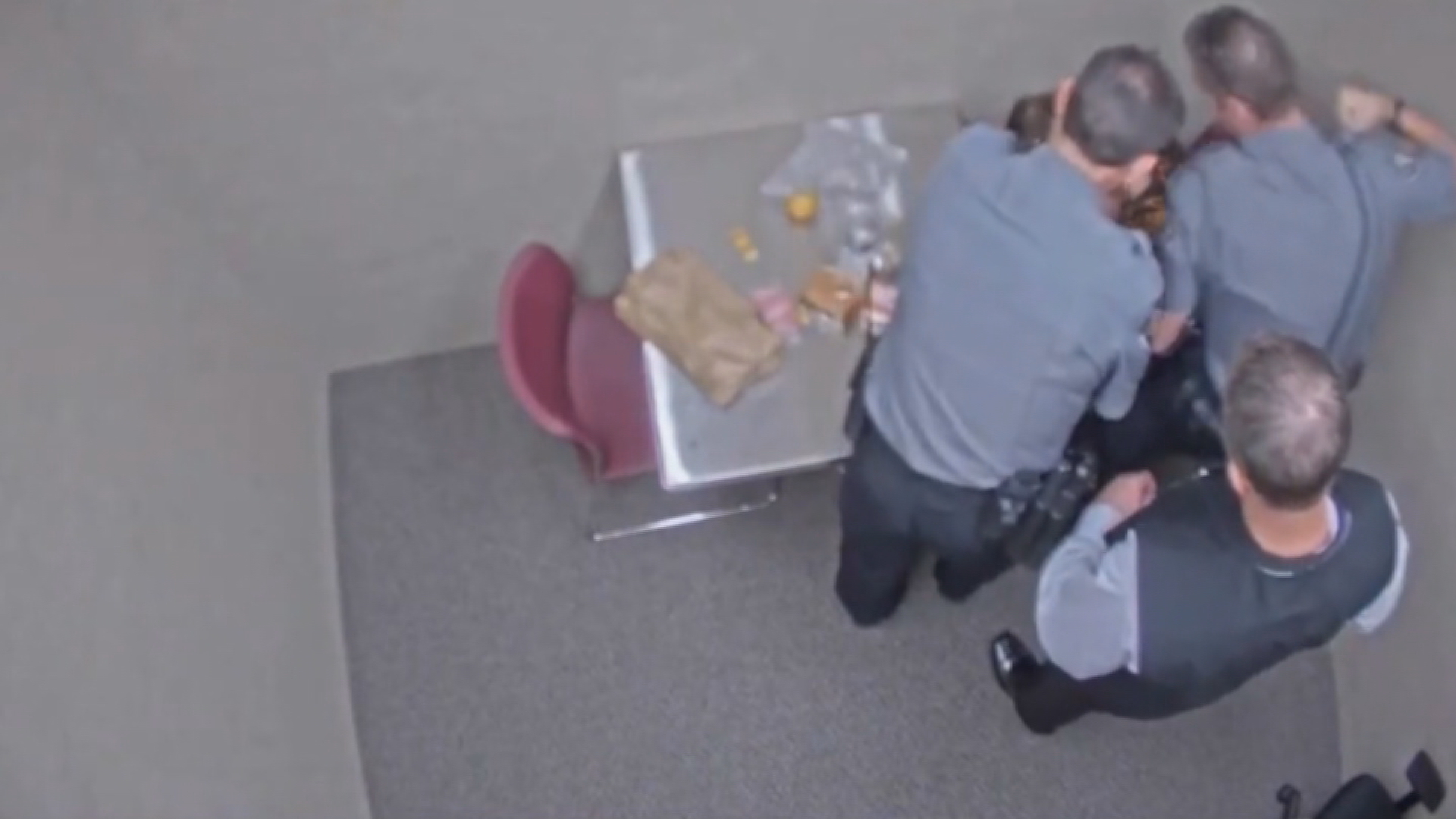 Three Weld County Sheriff's Deputies have been relieved of duty after one of them was caught on camera punching a suspect.