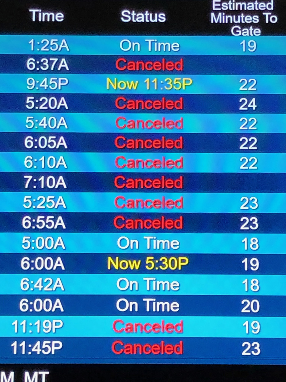 denver flight cancellations on nov. 26, 2019