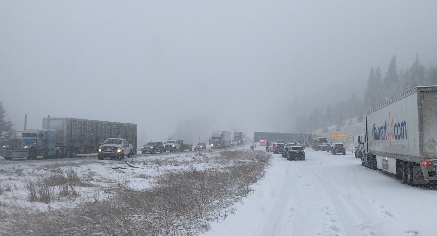 Eastbound I-70 Closed At Vail Pass After ‘Slide Outs’ In Snowy Conditions