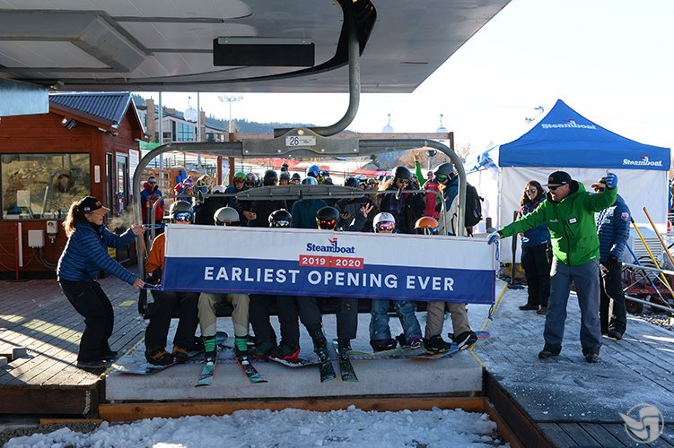Steamboat Ski Area Celebrates Earliest Opening In History, Vail Opens For Season