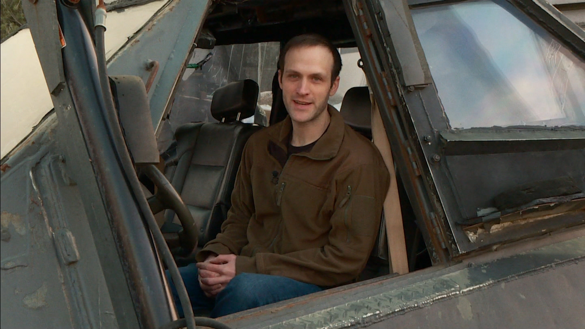 Ryan Shepard, owner of the Tornado Intercept Vehicle