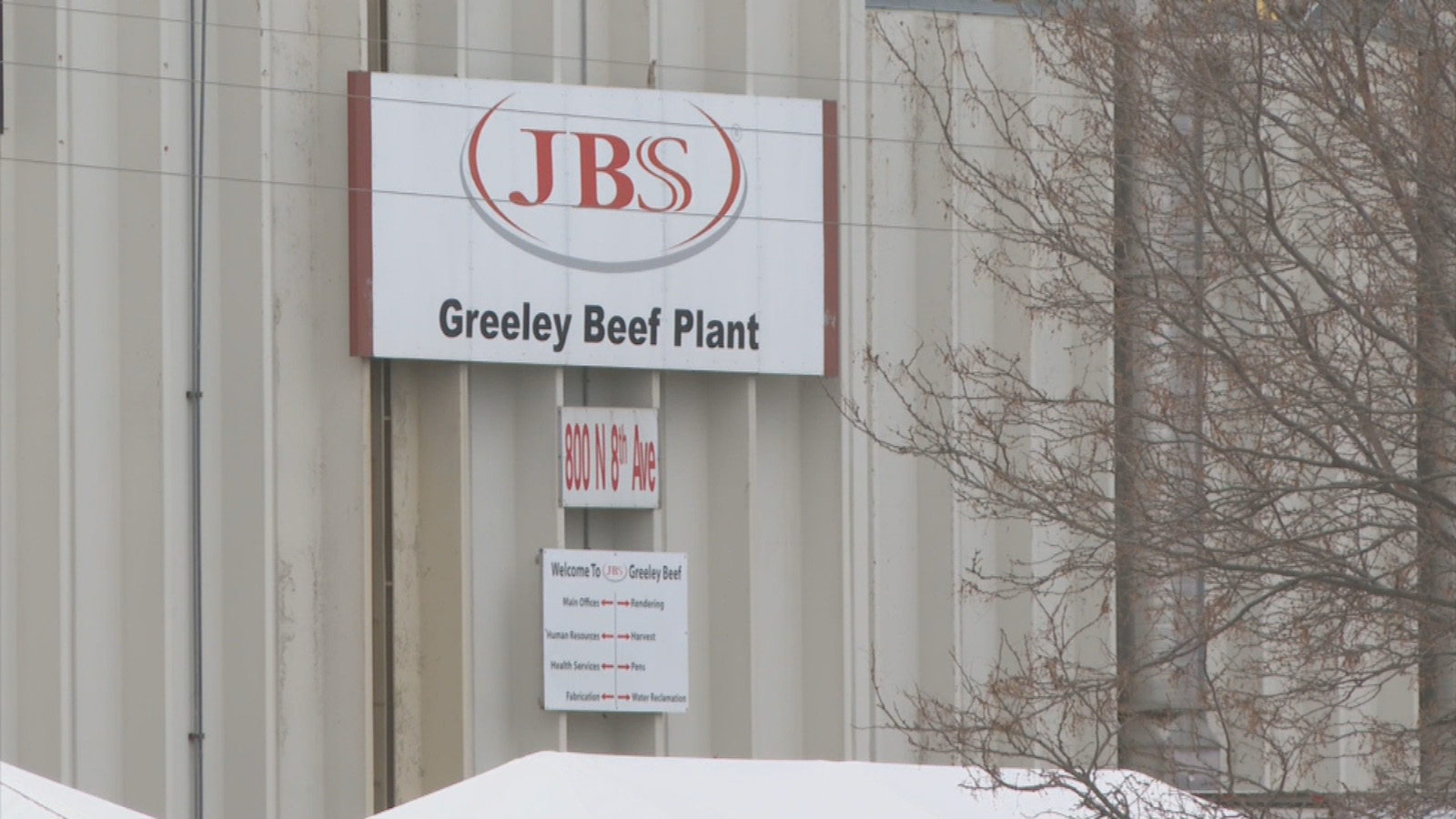 JBS beef meat packing plant in Greeley