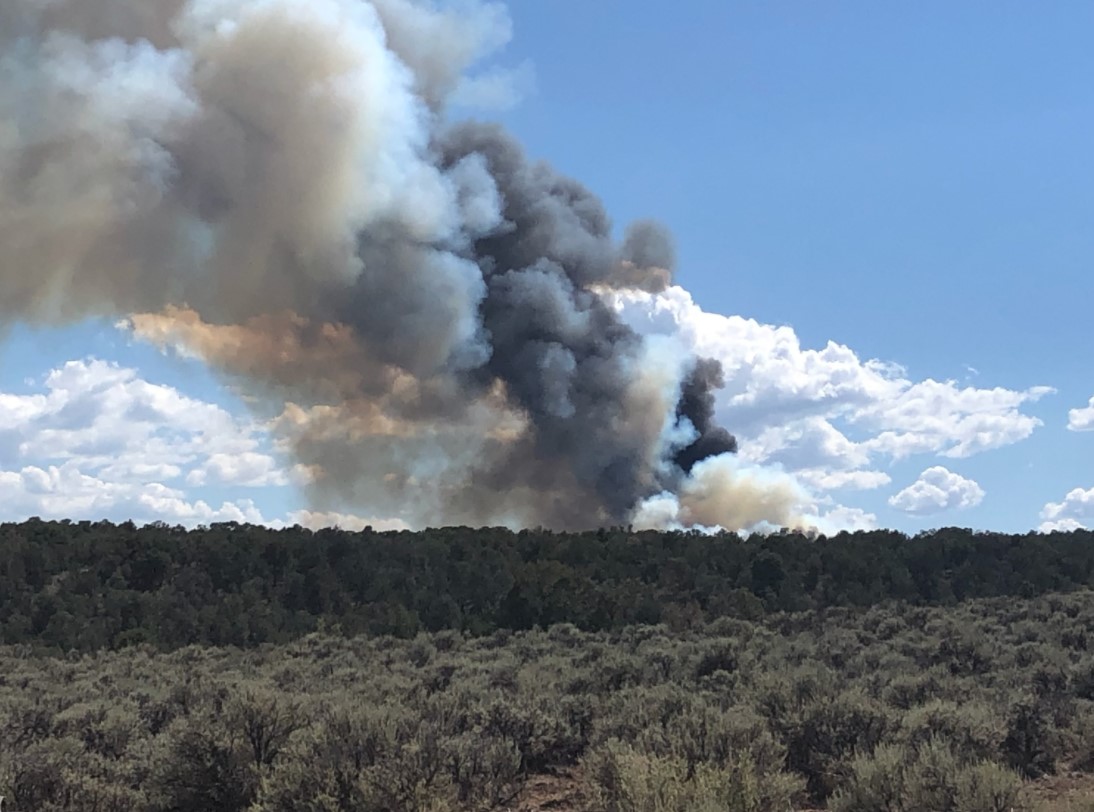Crews Battle 10 15 Acre Red Rock Fire Burning North Of Palisade Cbs Denver